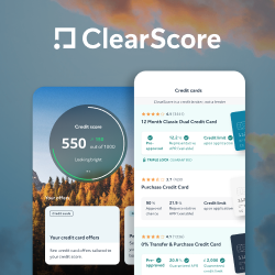 Credit scores with ClearScore check your credit score for free